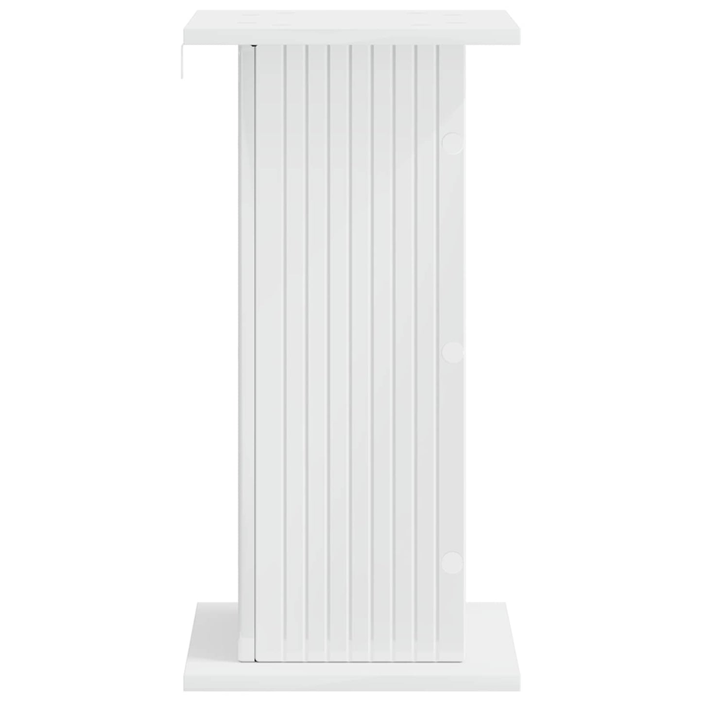 Planteholder 2 stk. Hvid højglans 30,5 x 30 x 60,5 cm