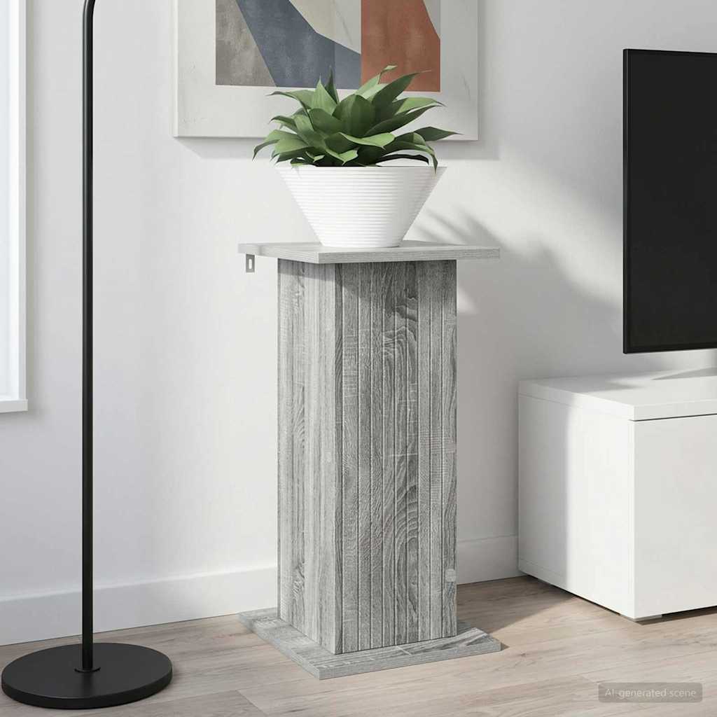 Planteholder Grå sonoma-eg 30,5 x 30 x 60,5 cm Konstrueret træ