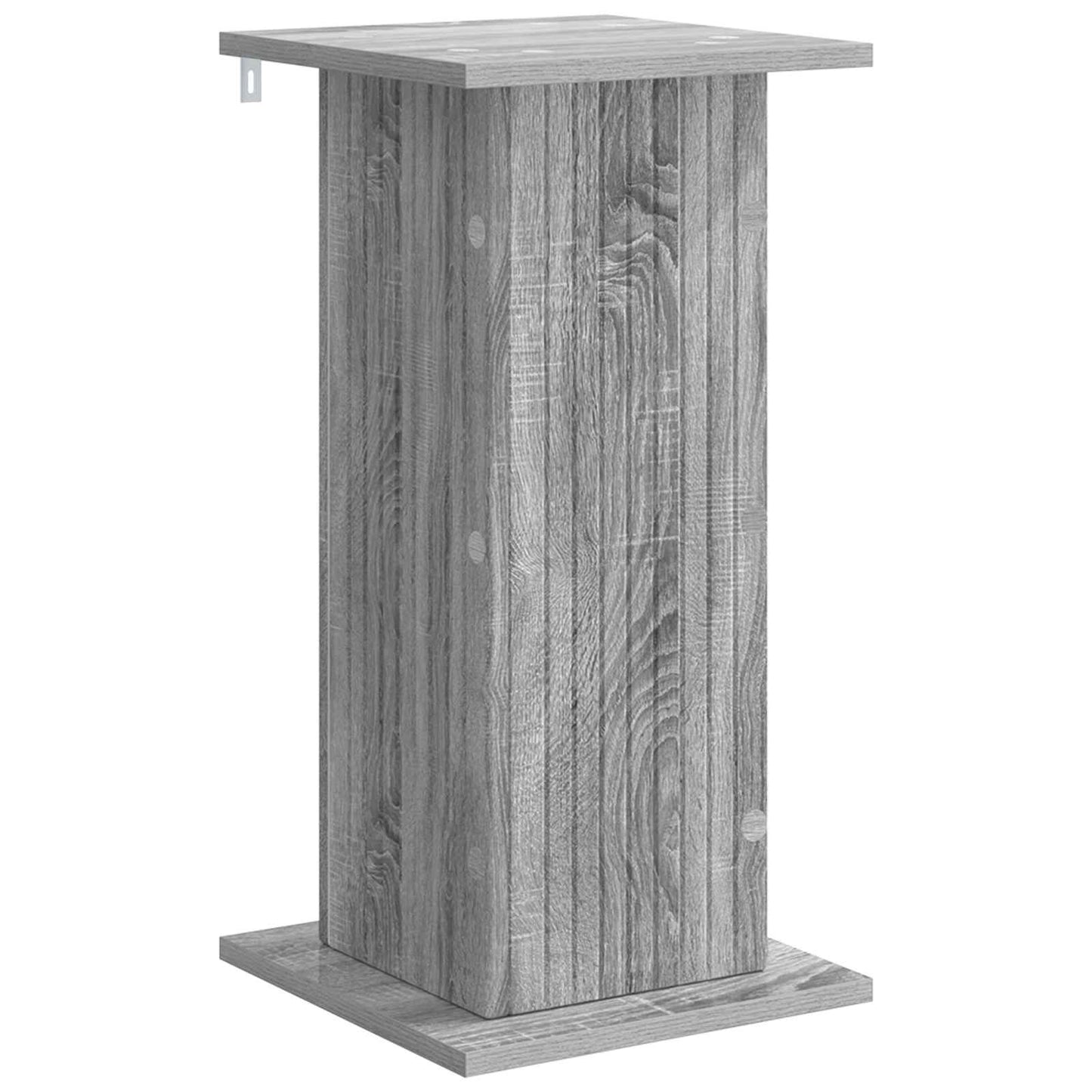 Planteholder 2 stk. Grå sonoma-eg 30,5 x 30 x 60,5 cm