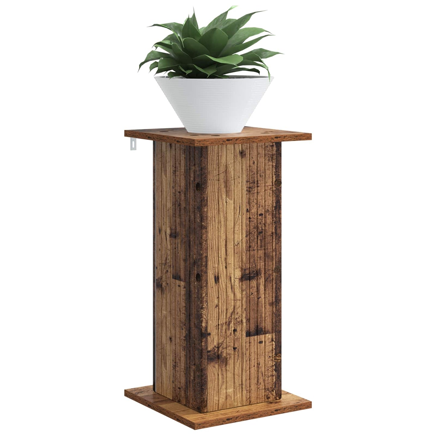 Planteholder Gammelt træ 30,5 x 30 x 60,5 cm Konstrueret træ