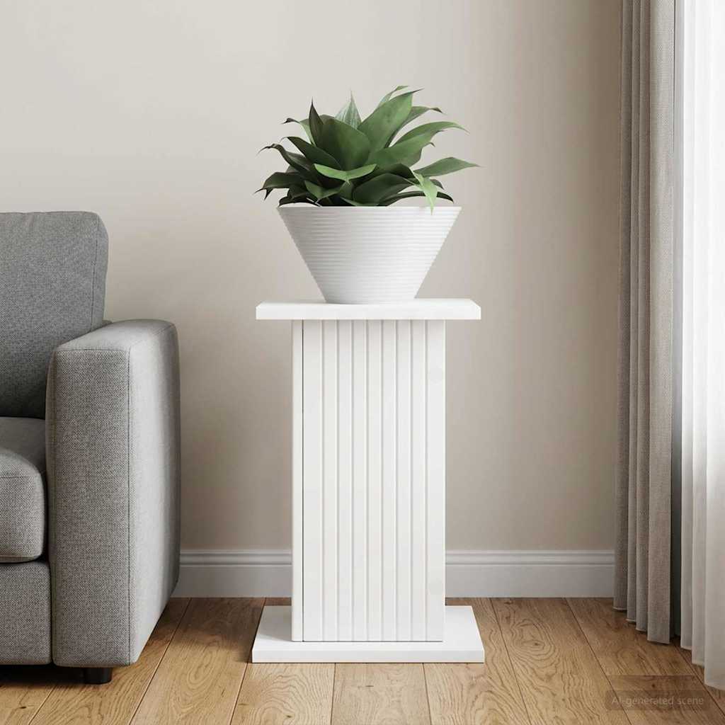 Planteholder Hvid 30,5 x 30 x 43 cm Konstrueret træ