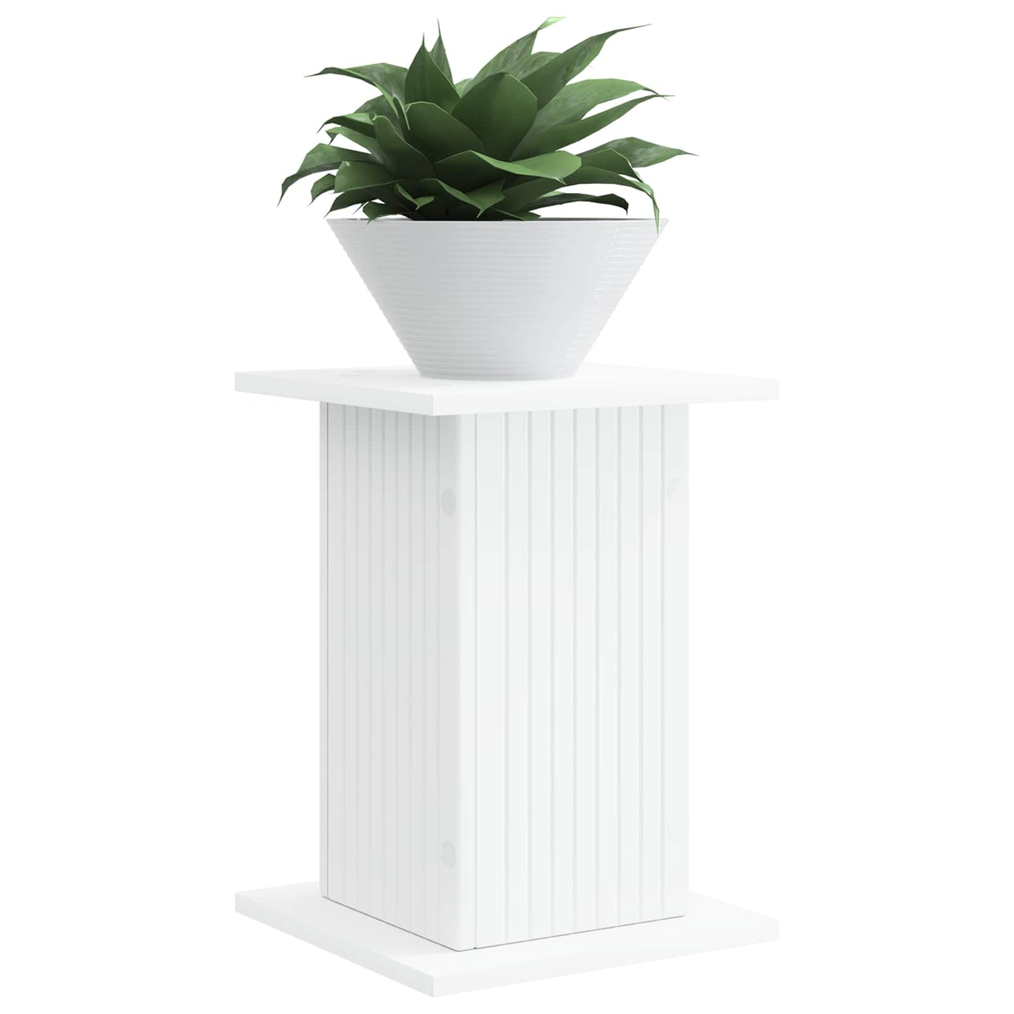 Planteholder Hvid 30,5 x 30 x 43 cm Konstrueret træ