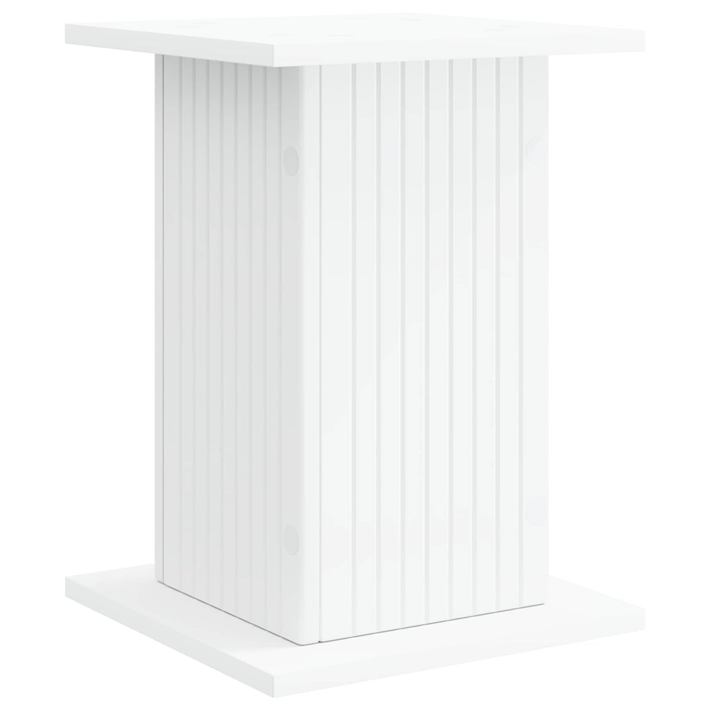 Planteholder 2 stk. Hvid 30,5 x 30 x 43 cm Konstrueret træ