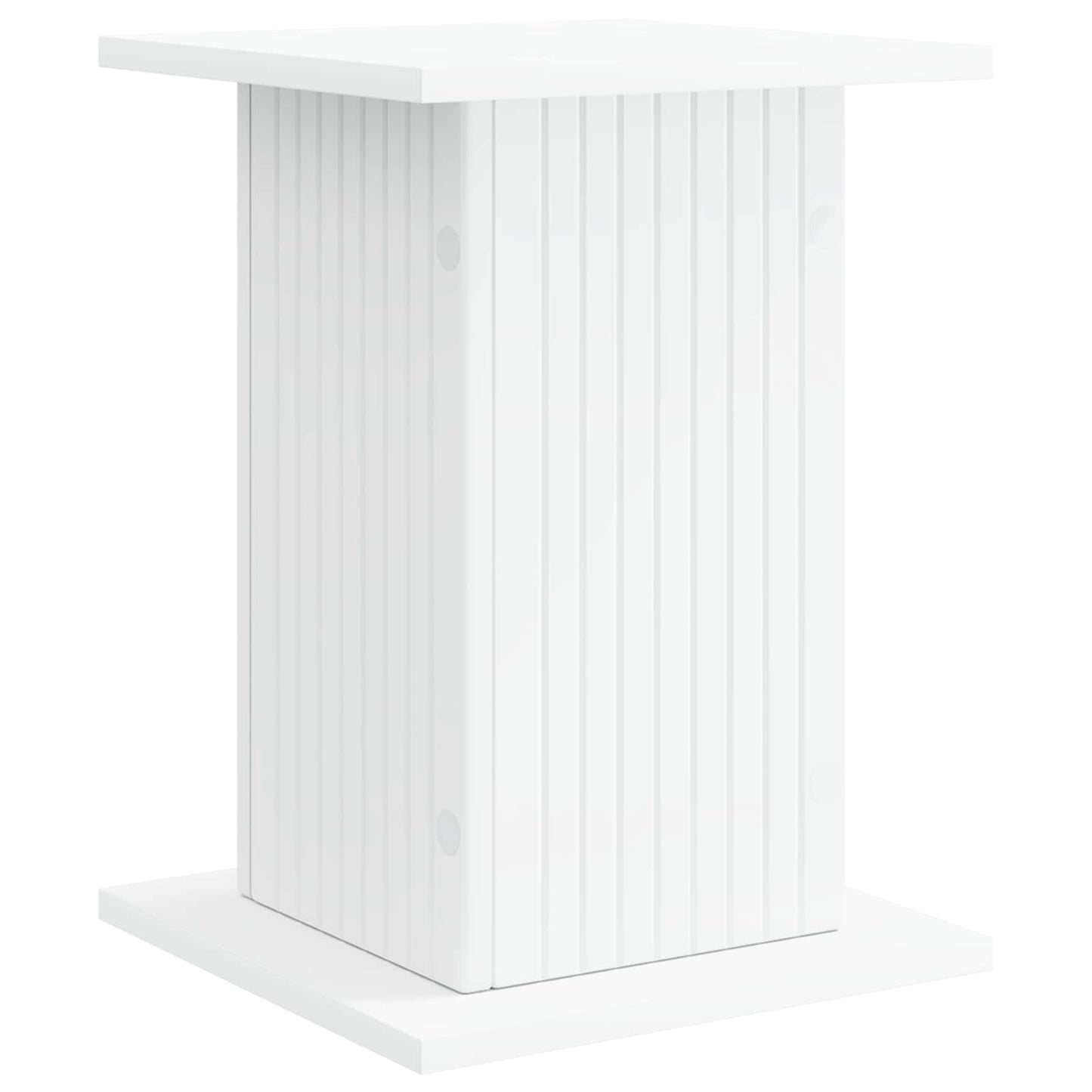 Planteholder 2 stk. Hvid 30,5 x 30 x 43 cm Konstrueret træ