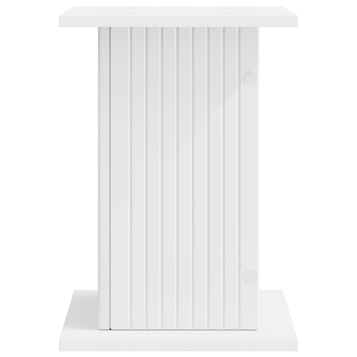 Planteholder 2 stk. Hvid 30,5 x 30 x 43 cm Konstrueret træ