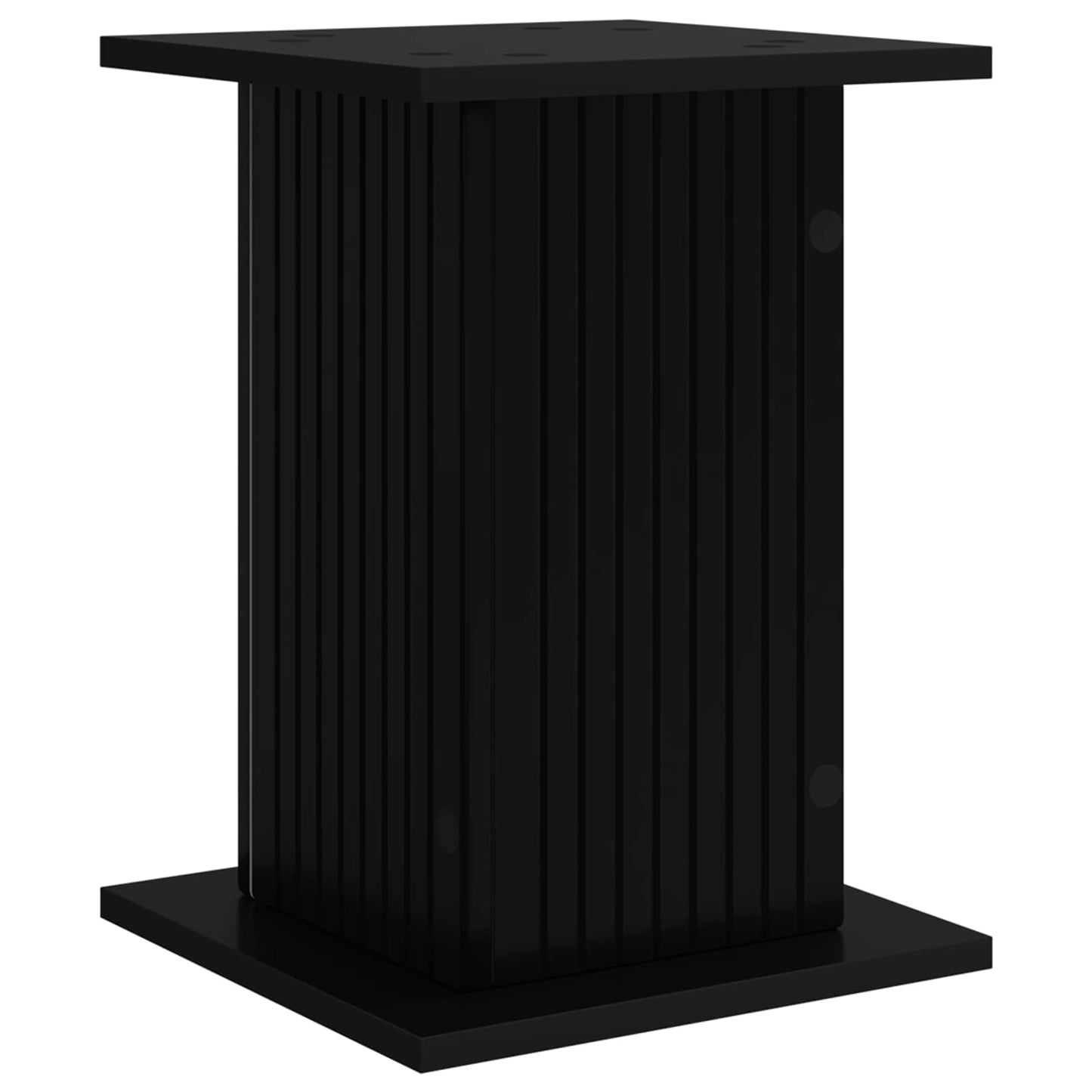 Planteholder 2 stk. Sort 30,5 x 30 x 43 cm Konstrueret træ