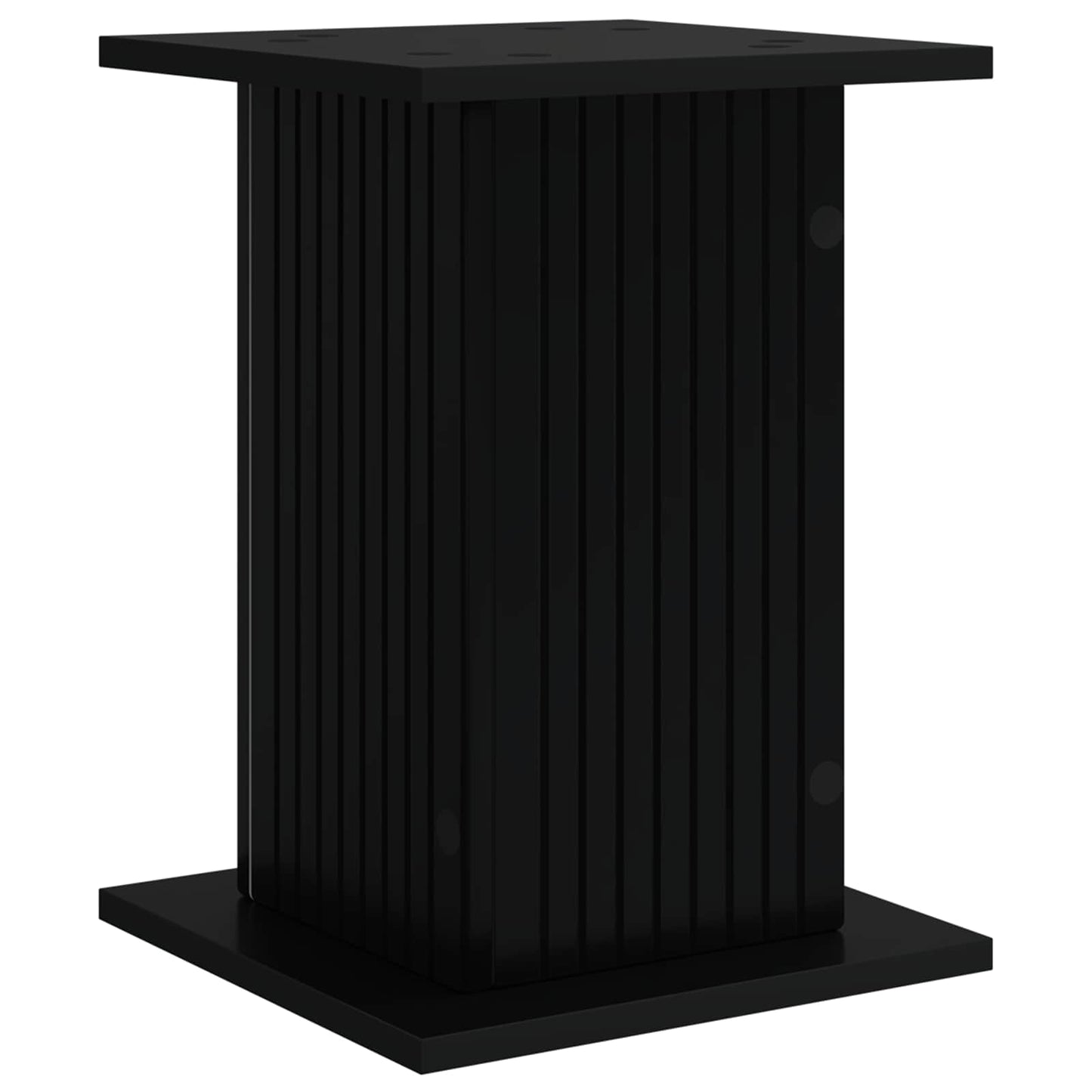 Planteholder 2 stk. Sort 30,5 x 30 x 43 cm Konstrueret træ