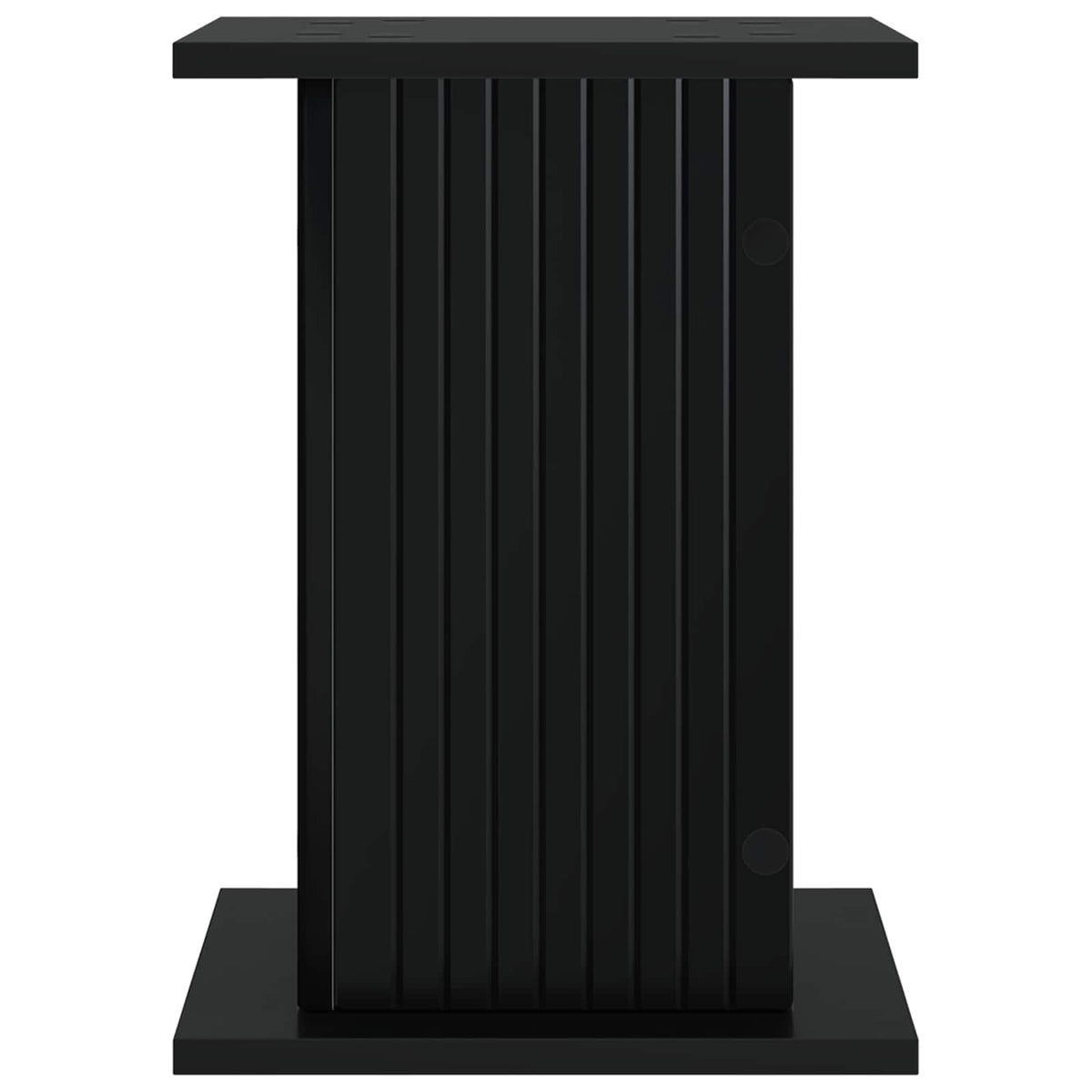 Planteholder 2 stk. Sort 30,5 x 30 x 43 cm Konstrueret træ
