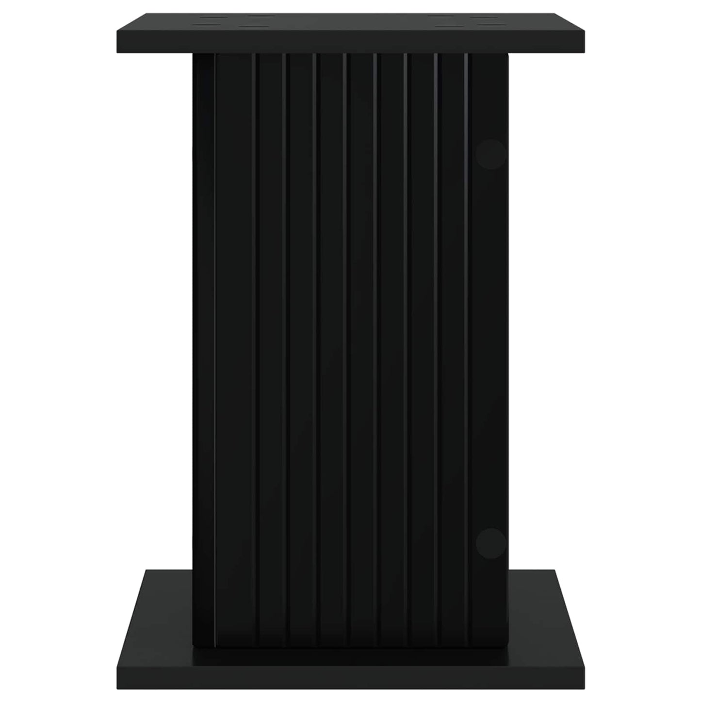 Planteholder 2 stk. Sort 30,5 x 30 x 43 cm Konstrueret træ
