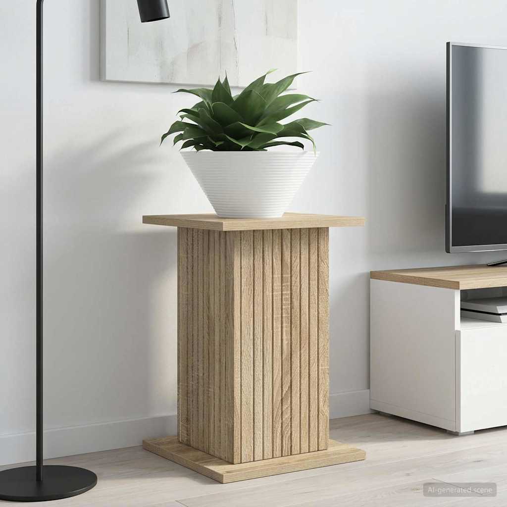 Planteholder 2 stk. Sonoma-eg 30,5 x 30 x 43 cm Konstrueret træ