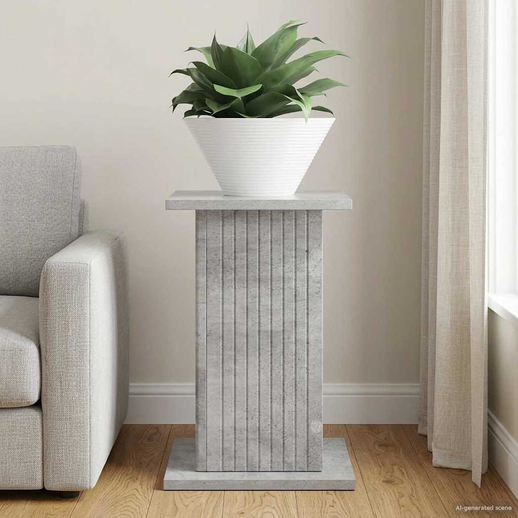 Planteholder Betongrå 30,5 x 30 x 43 cm Konstrueret træ
