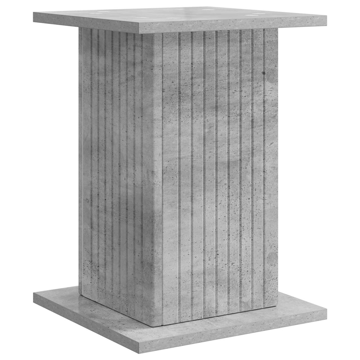 Planteholder 2 stk. Betongrå 30,5 x 30 x 43 cm Konstrueret træ