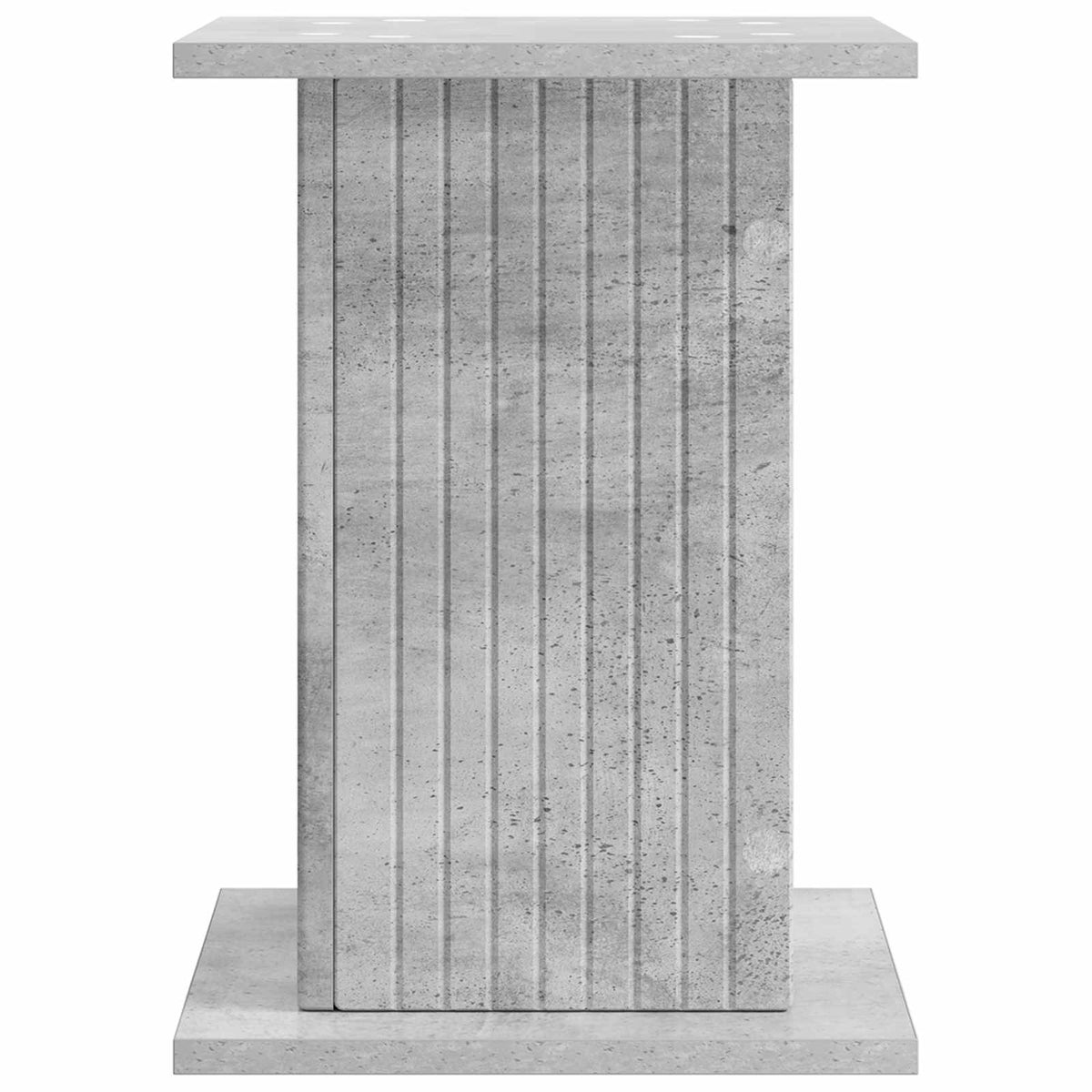 Planteholder 2 stk. Betongrå 30,5 x 30 x 43 cm Konstrueret træ