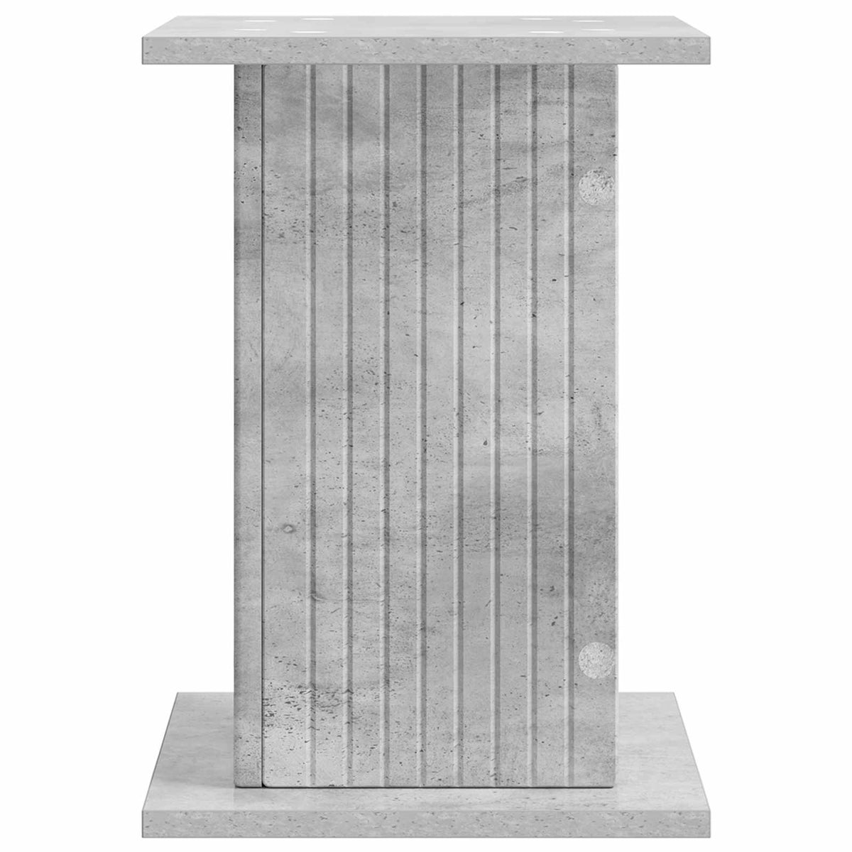 Planteholder 2 stk. Betongrå 30,5 x 30 x 43 cm Konstrueret træ