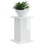 Planteholder Hvid højglans 30,5 x 30 x 43 cm Konstrueret træ