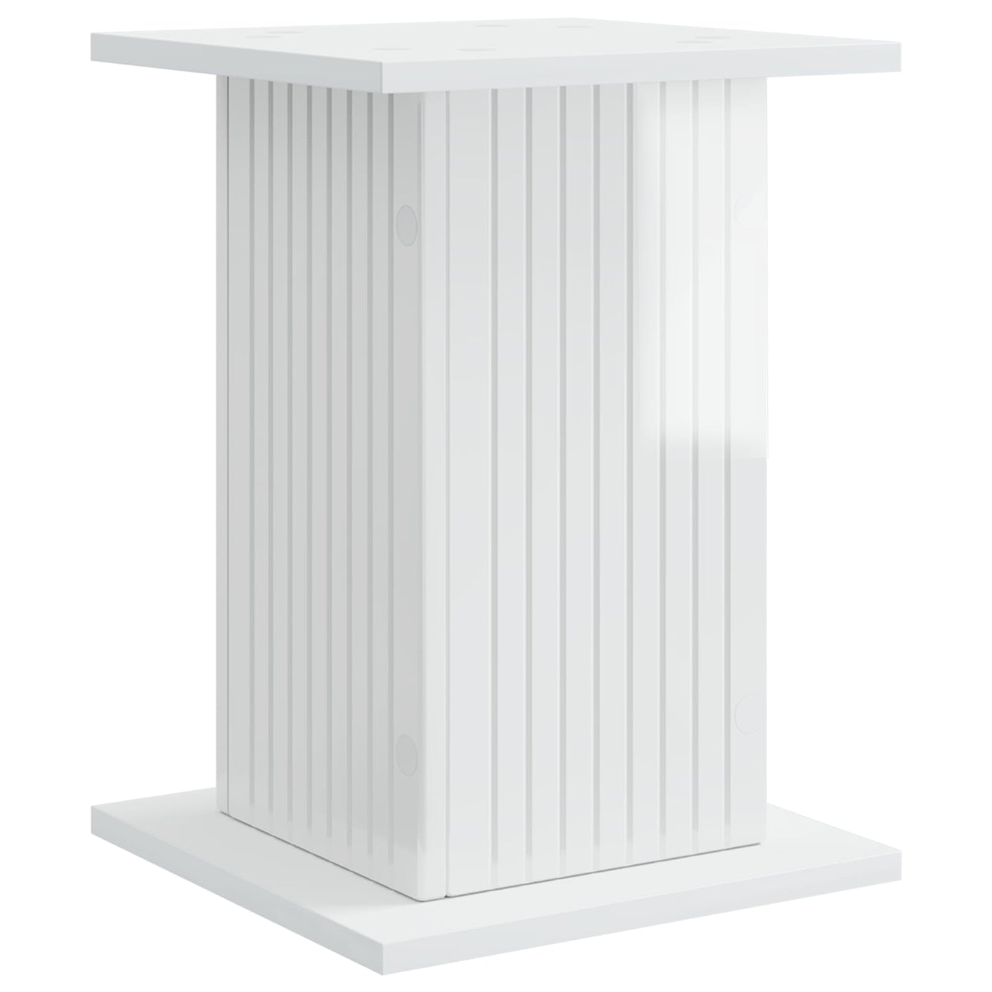 Planteholder 2 stk. Hvid højglans 30,5 x 30 x 43 cm