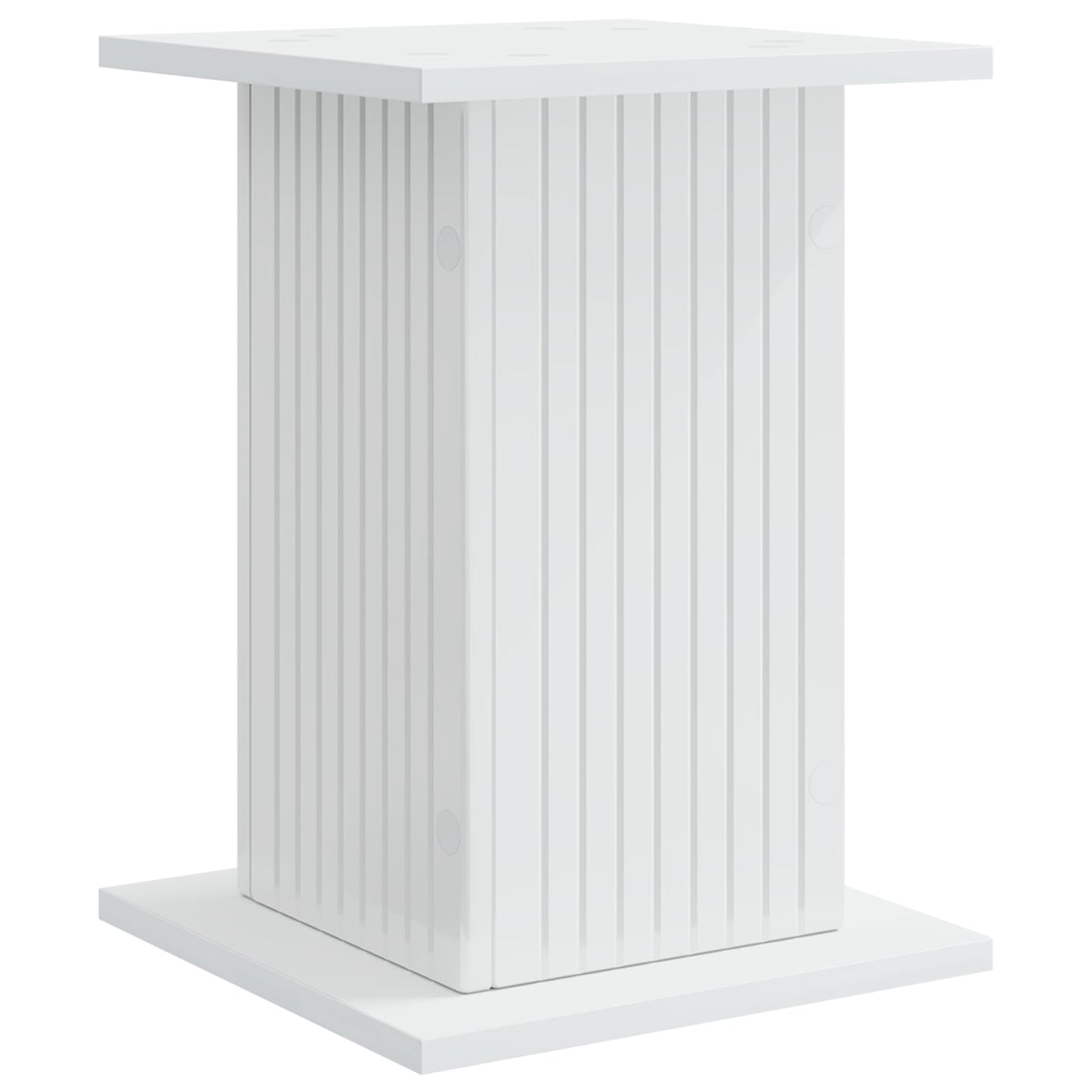 Planteholder 2 stk. Hvid højglans 30,5 x 30 x 43 cm