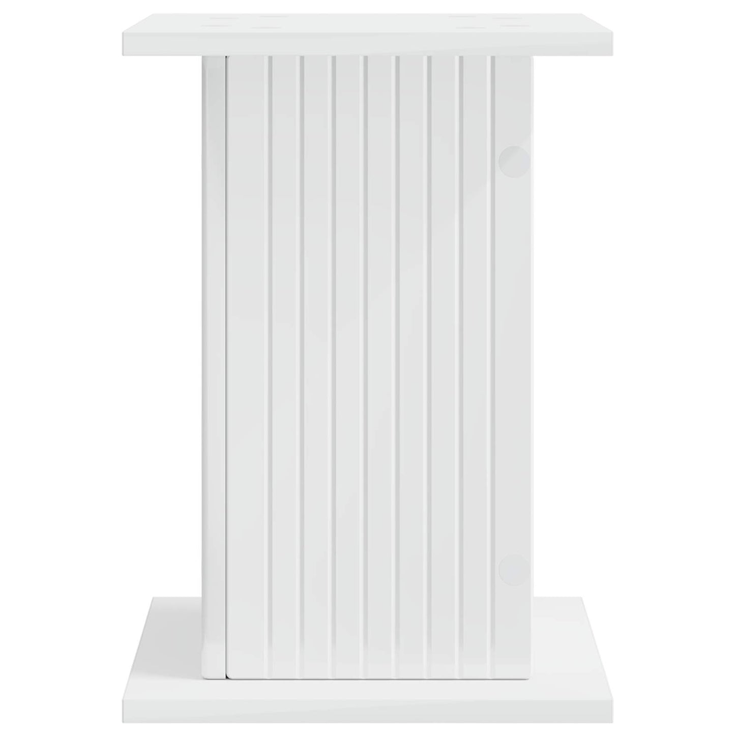 Planteholder 2 stk. Hvid højglans 30,5 x 30 x 43 cm