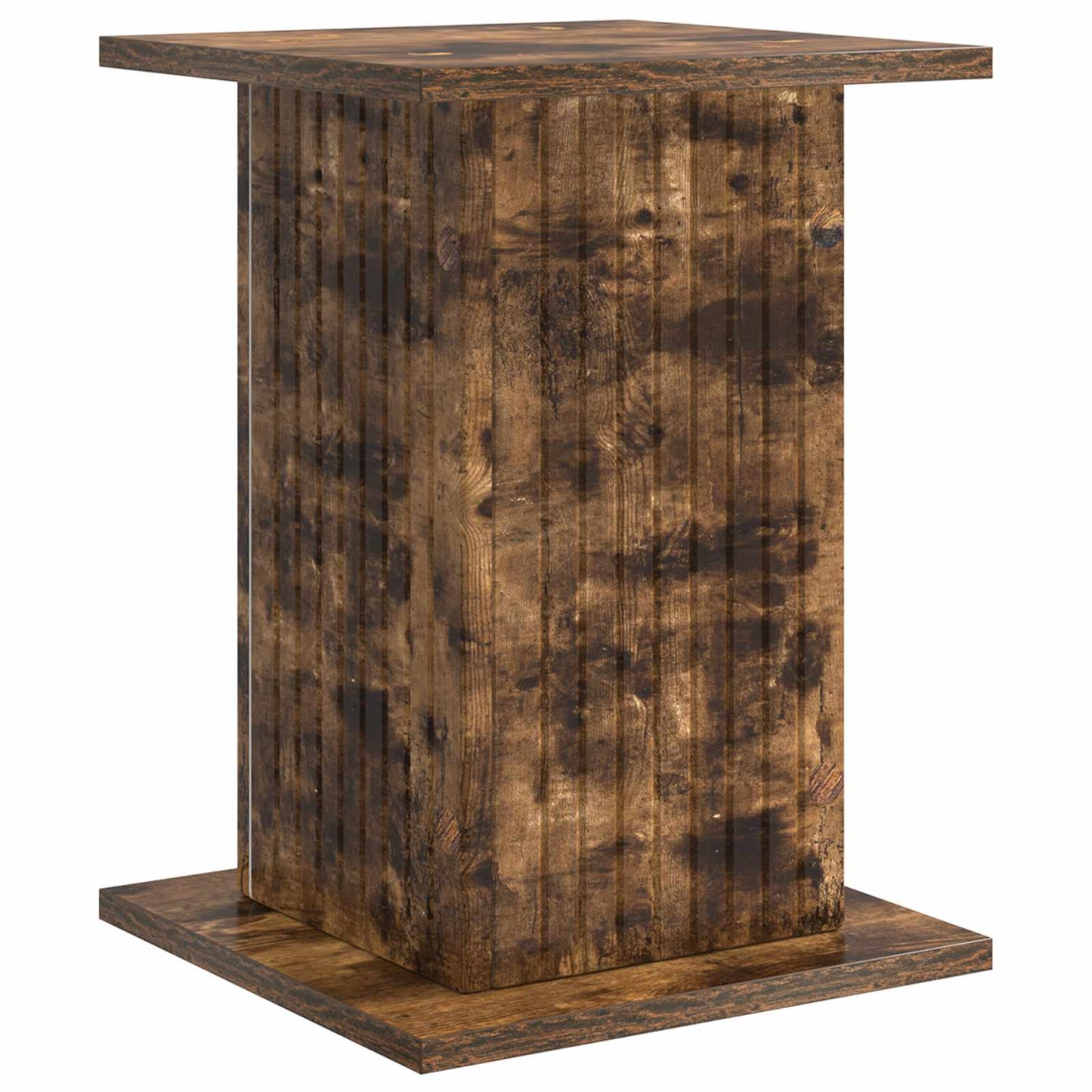 Planteholder 2 stk. Røget eg 30,5 x 30 x 43 cm Konstrueret træ