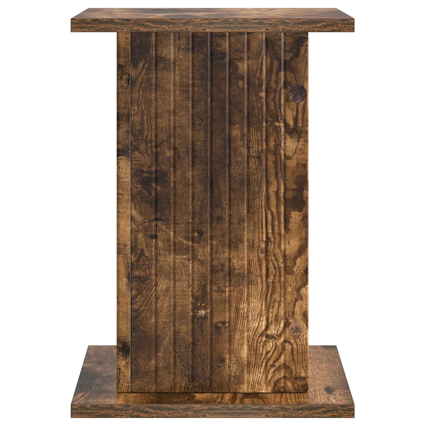 Planteholder 2 stk. Røget eg 30,5 x 30 x 43 cm Konstrueret træ