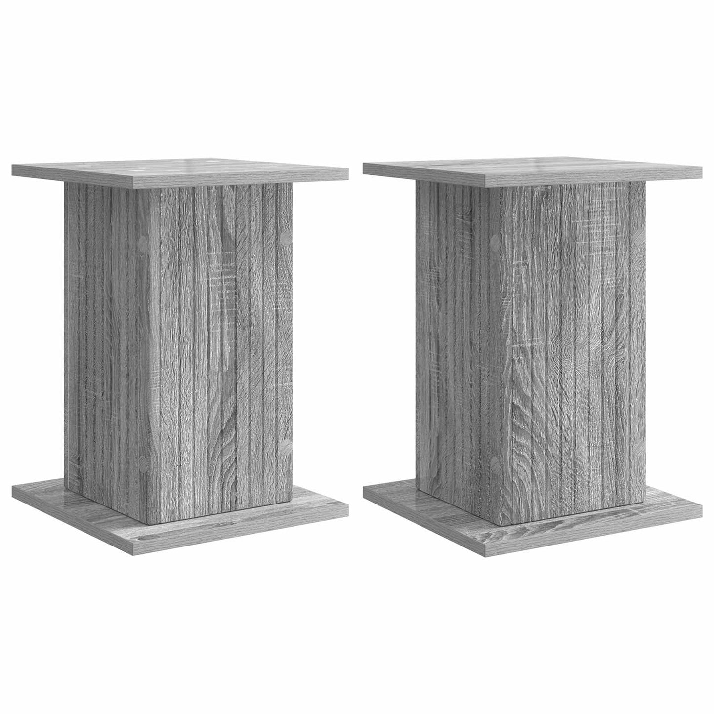 Planteholder 2 stk. Grå sonoma-eg 30,5 x 30 x 43 cm