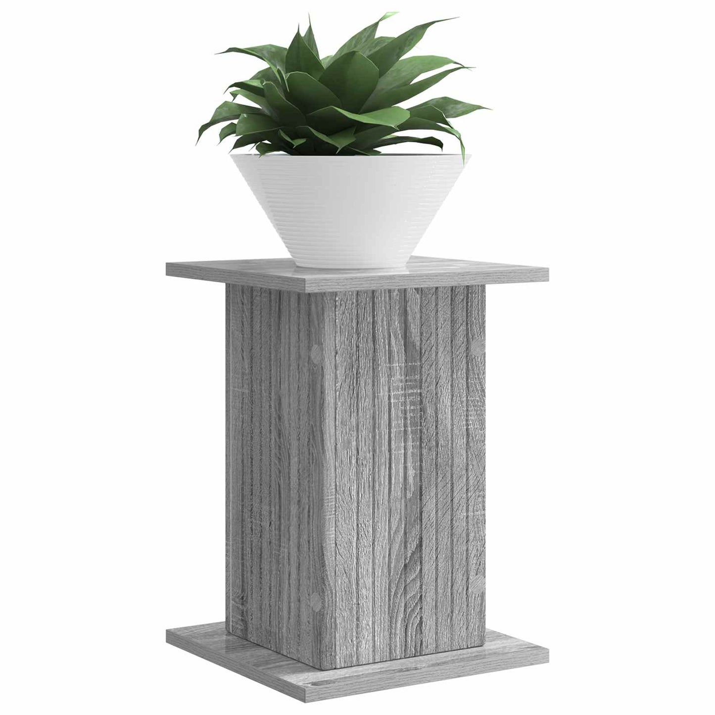 Planteholder 2 stk. Grå sonoma-eg 30,5 x 30 x 43 cm