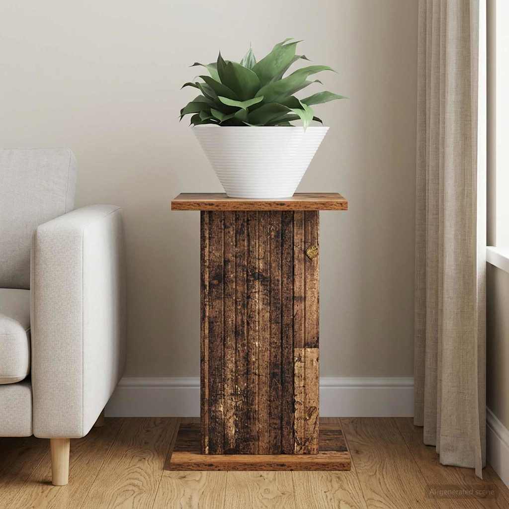 Planteholder Gammelt træ 30,5 x 30 x 43 cm Konstrueret træ