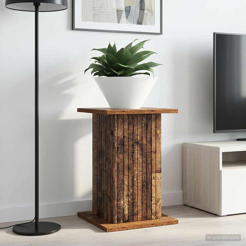 Planteholder 2 stk. Gammelt træ 30,5 x 30 x 43 cm