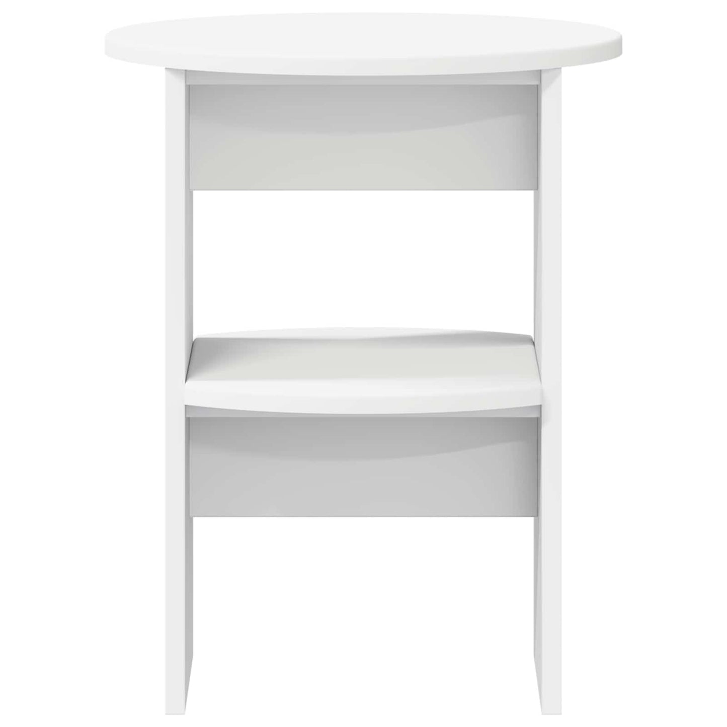 Sideskab Hvid Ø40 x 50 cm Konstrueret træ