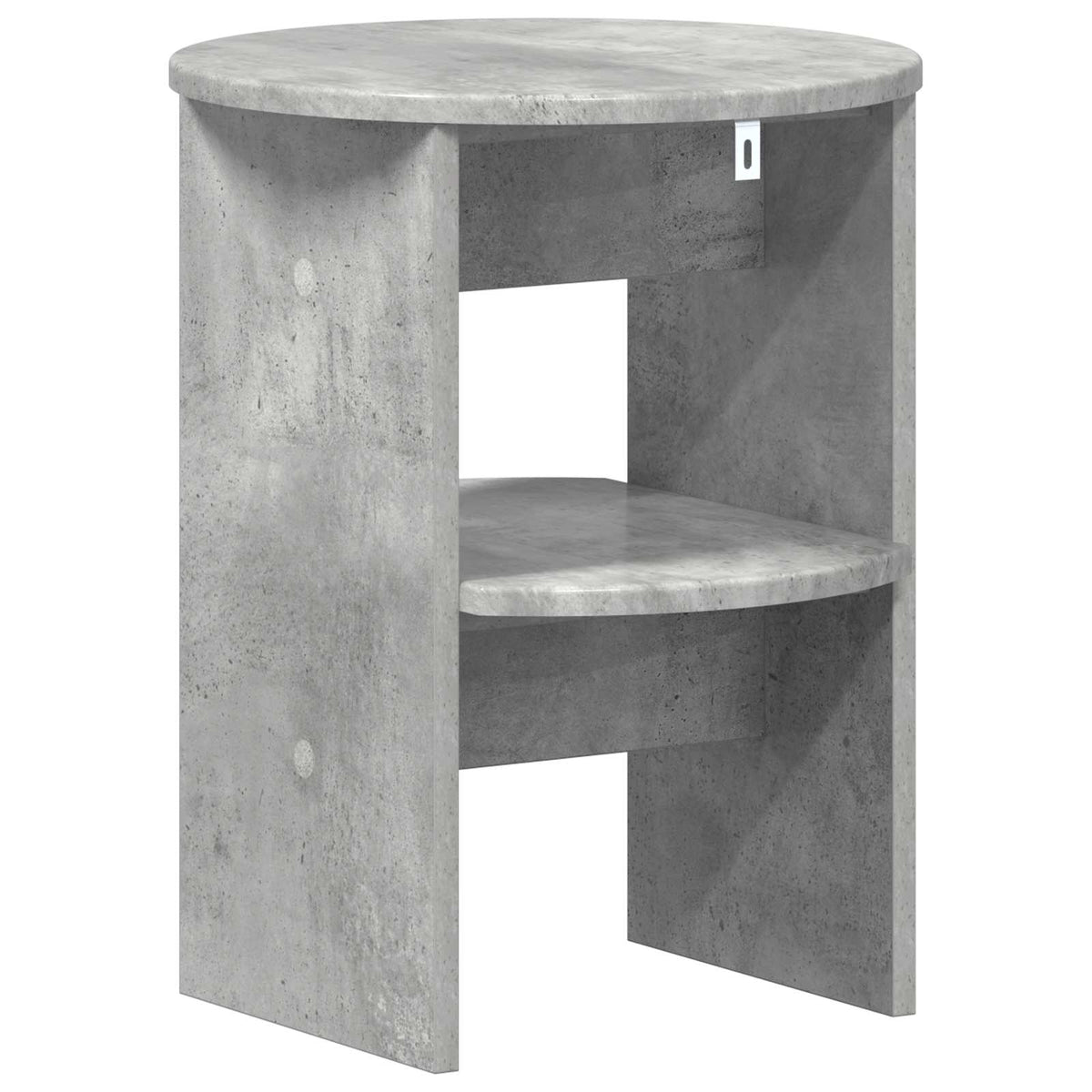 Sideskab 2 stk. BetonGrå Ø40 x 50 cm Konstrueret træ
