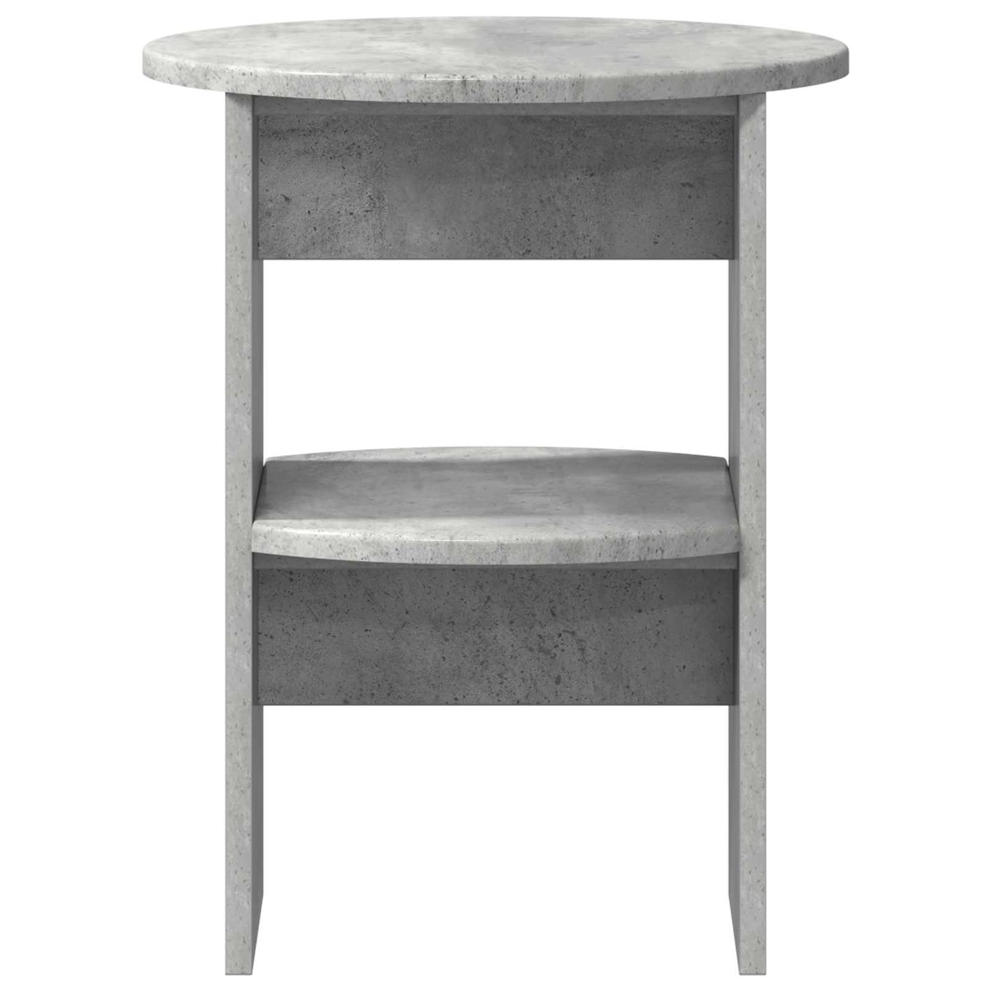 Sideskab 2 stk. BetonGrå Ø40 x 50 cm Konstrueret træ