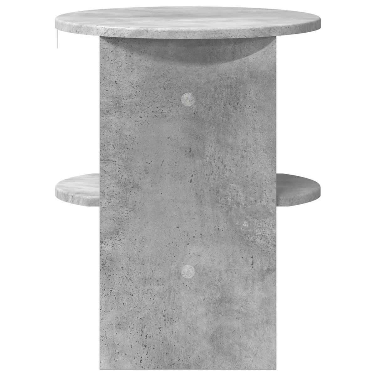 Sideskab 2 stk. BetonGrå Ø40 x 50 cm Konstrueret træ