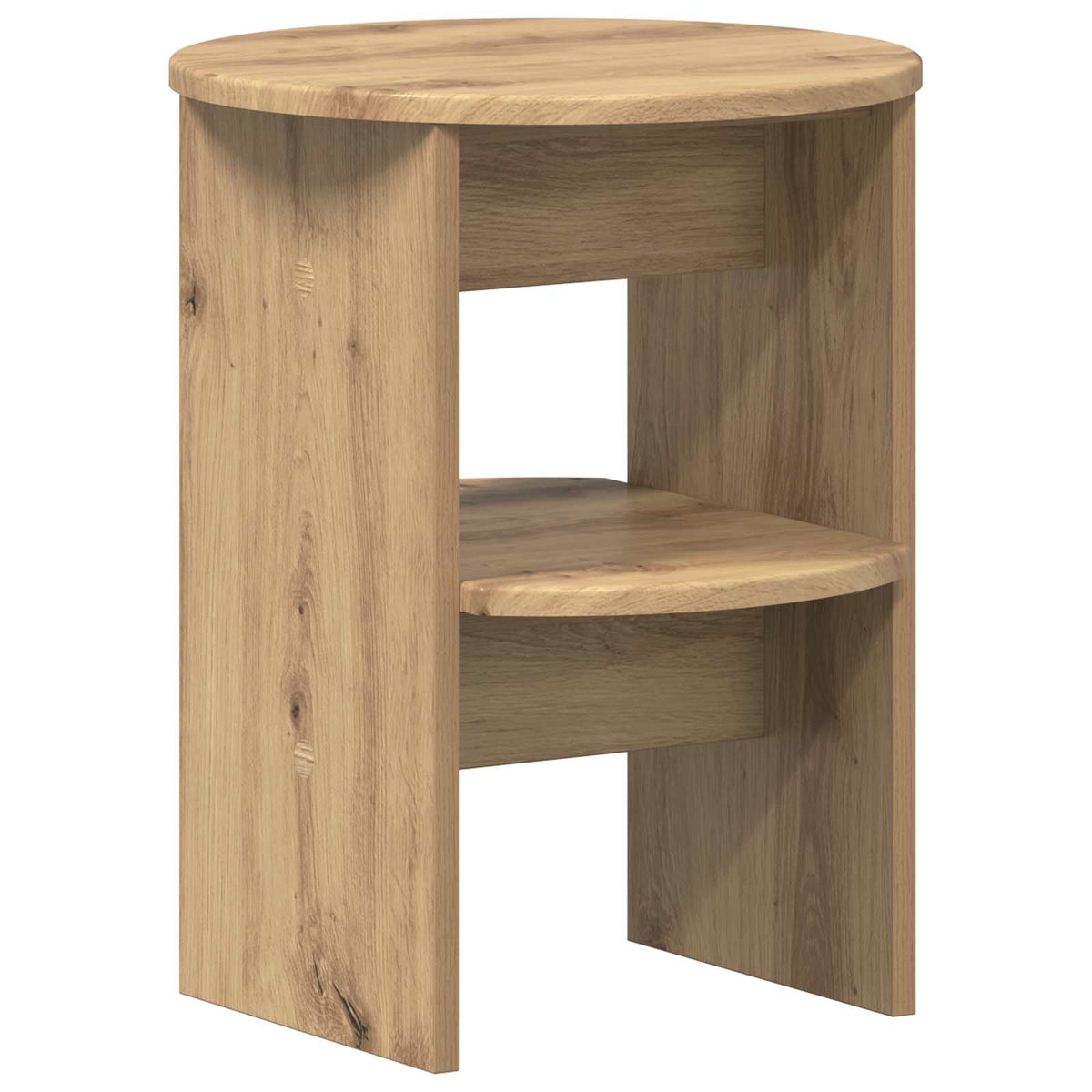 Sideskab 2 stk. Artisan Eg Ø40 x 50 cm Konstrueret træ