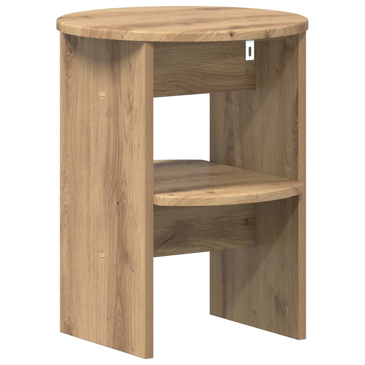 Sideskab 2 stk. Artisan Eg Ø40 x 50 cm Konstrueret træ