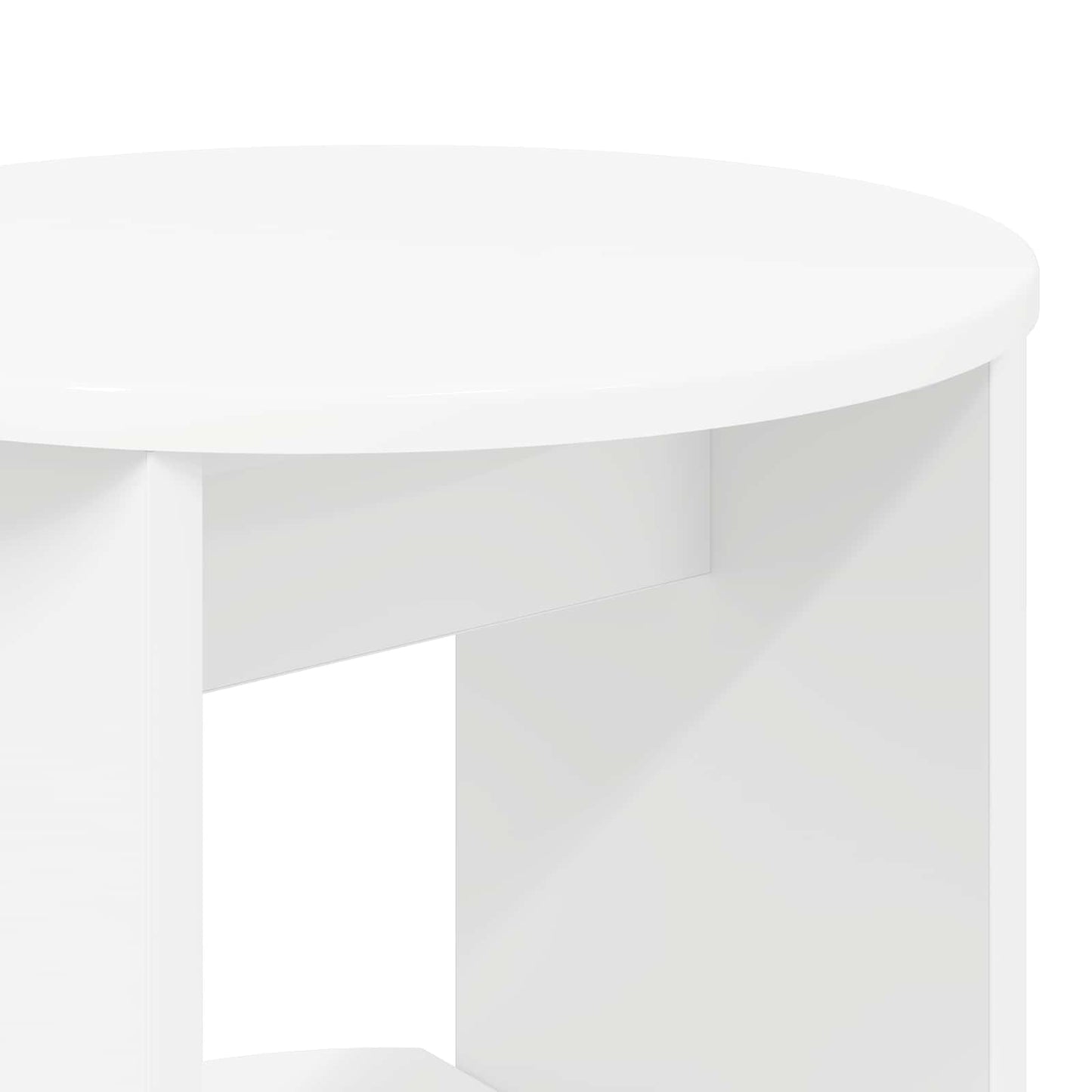 Sideskab Hvid Konstrueret træ