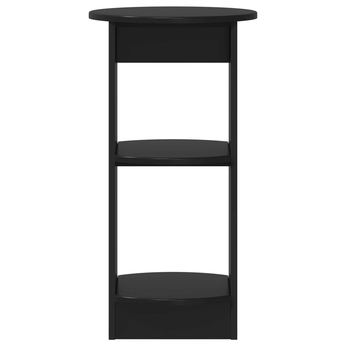 Sideskab Sort Konstrueret træ