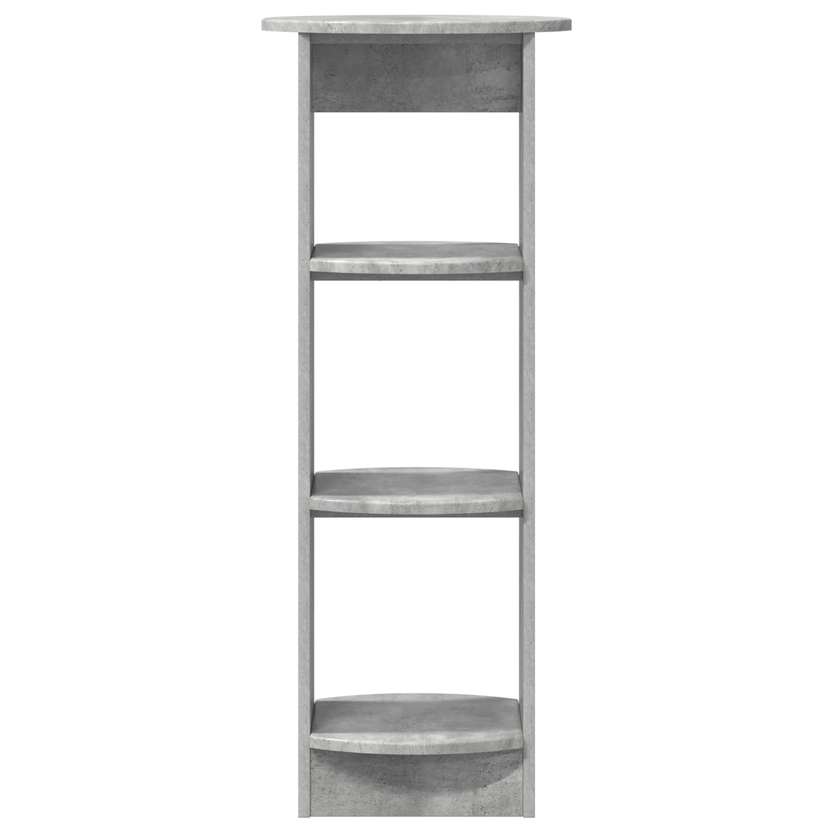 Sideskab BetonGrå 40 x 40 x 100 cm Konstrueret træ