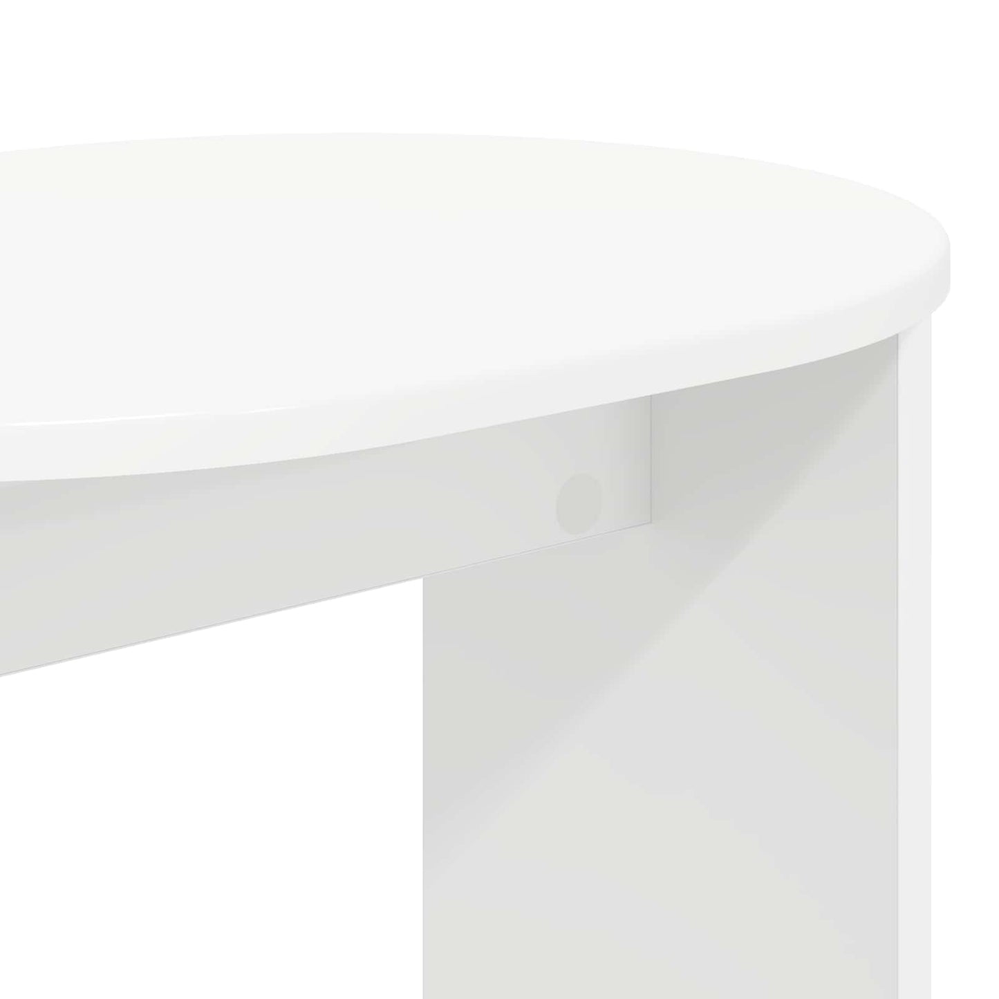 Sidebord Hvid 50 x 39,5 x 55 cm Konstrueret træ