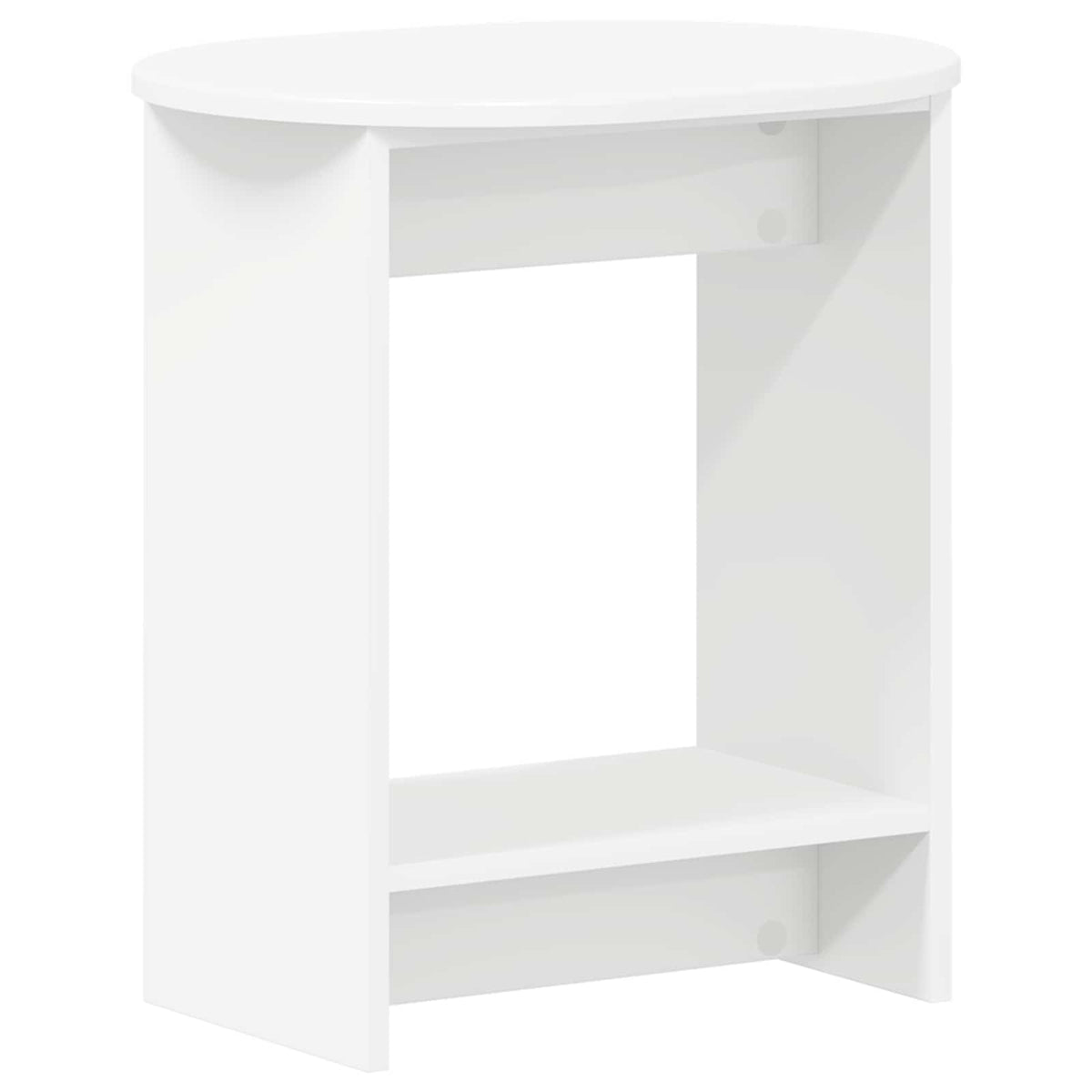Sidebord Hvid 50 x 39,5 x 55 cm Konstrueret træ