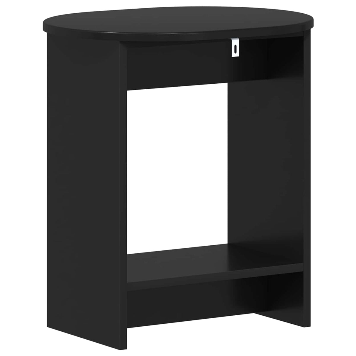 Sidebord Sort 50 x 39,5 x 55 cm Konstrueret træ