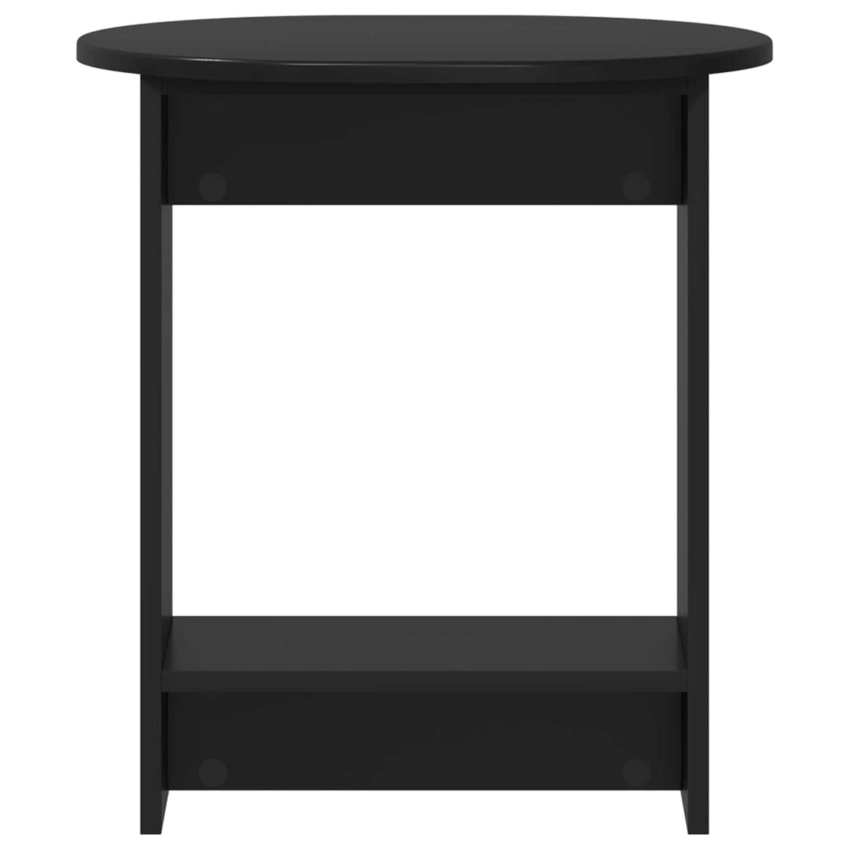 Sidebord Sort 50 x 39,5 x 55 cm Konstrueret træ