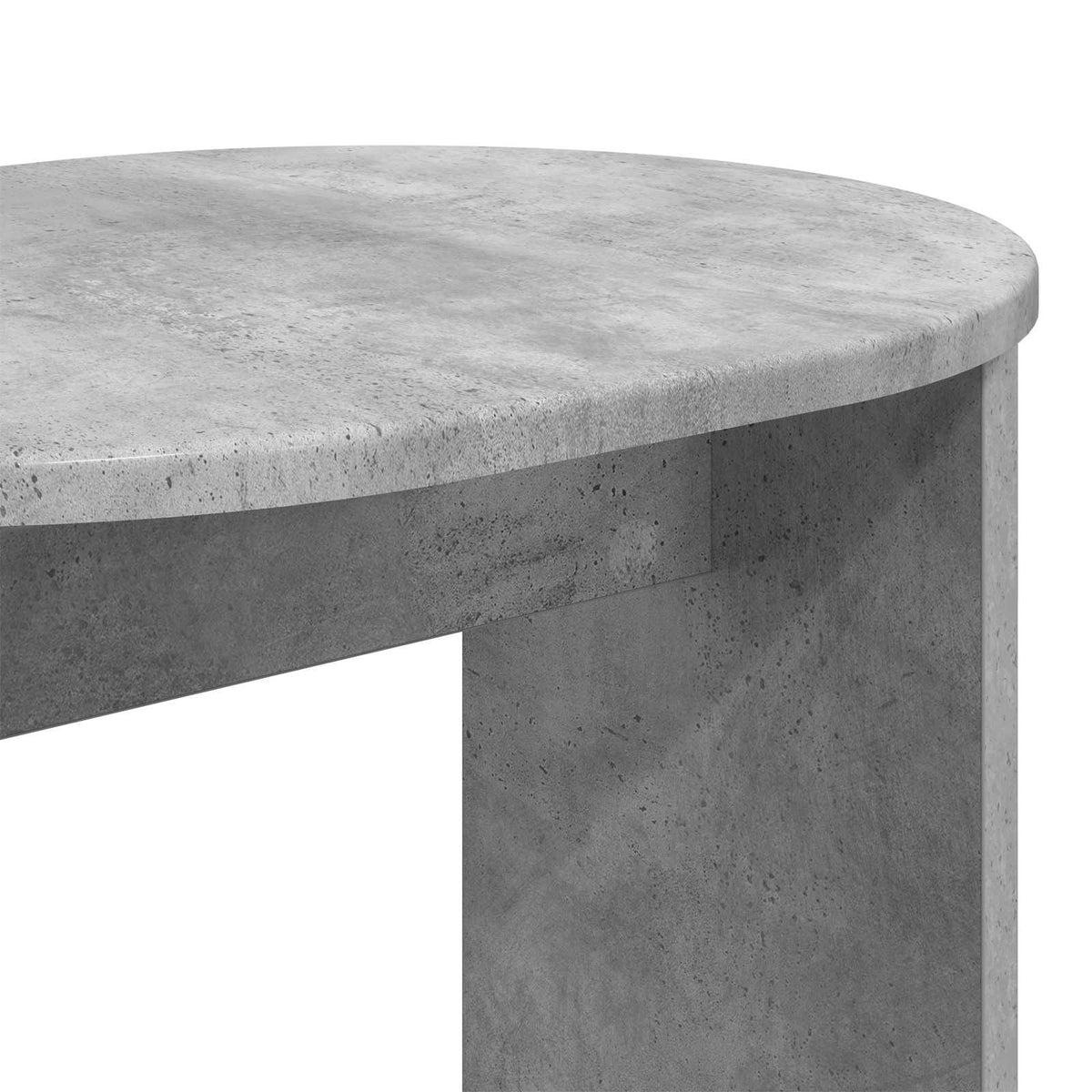 Sidebord Betongrå 50 x 39,5 x 55 cm Konstrueret træ