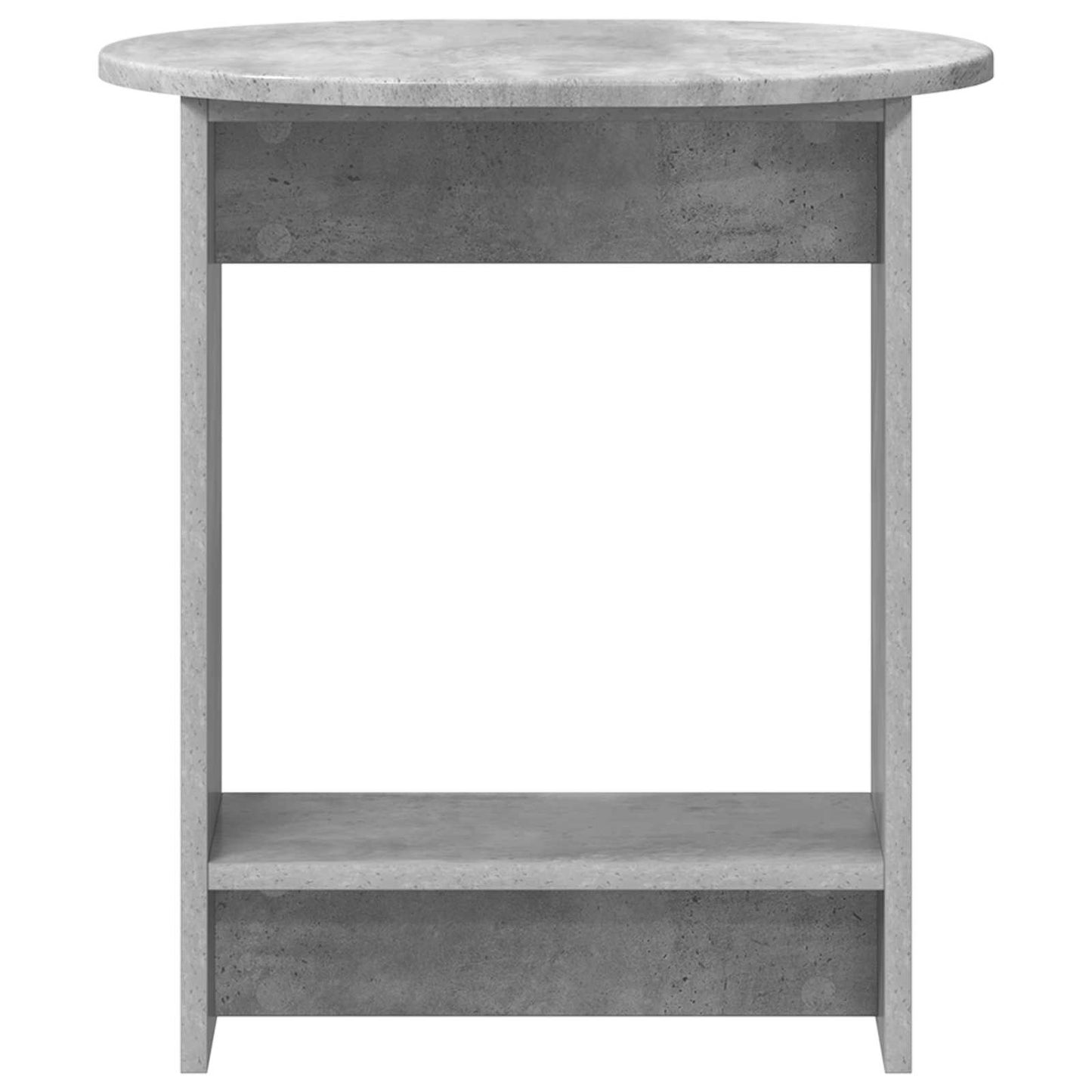 Sidebord Betongrå 50 x 39,5 x 55 cm Konstrueret træ