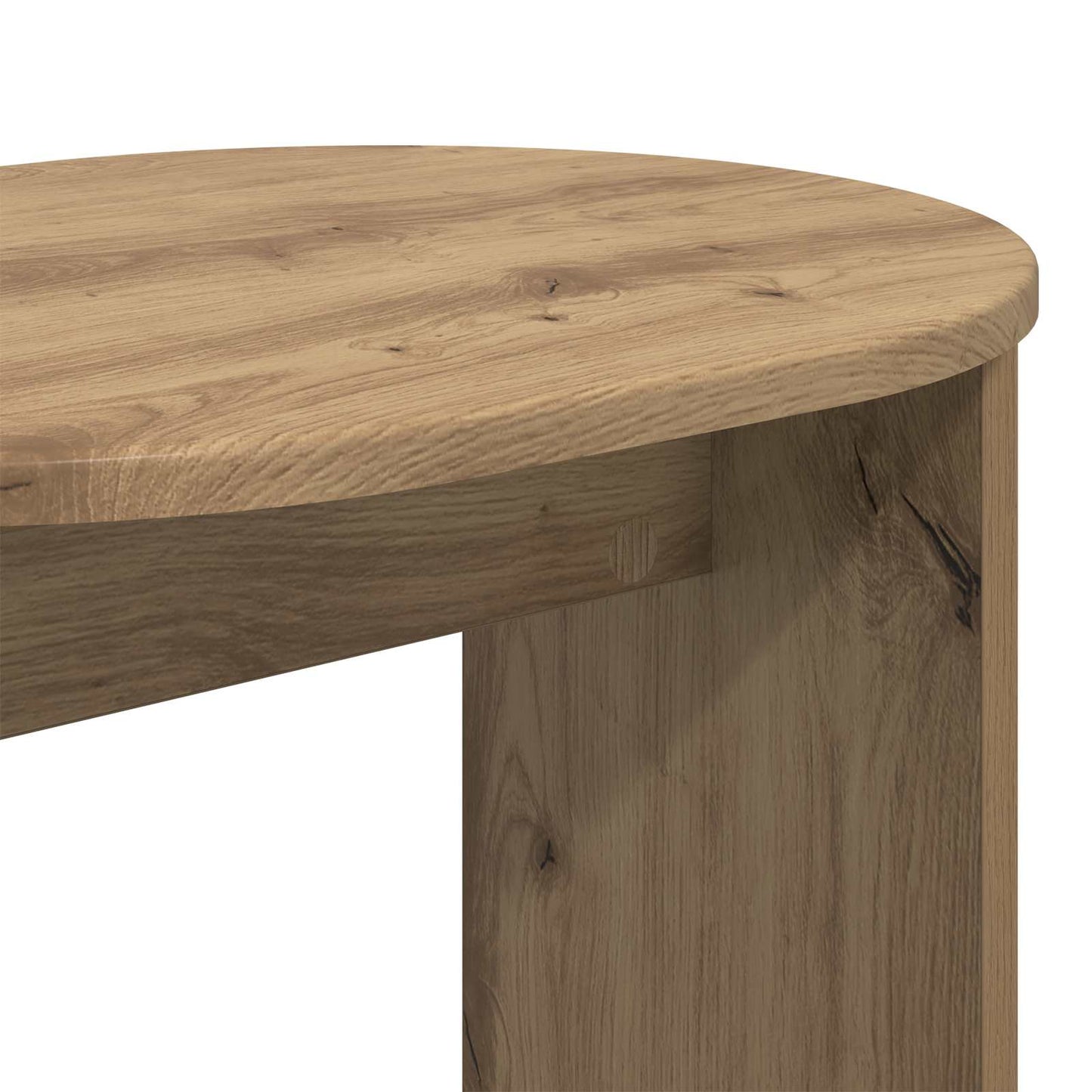 Sidebord Artisan-eg 50 x 39,5 x 55 cm Konstrueret træ