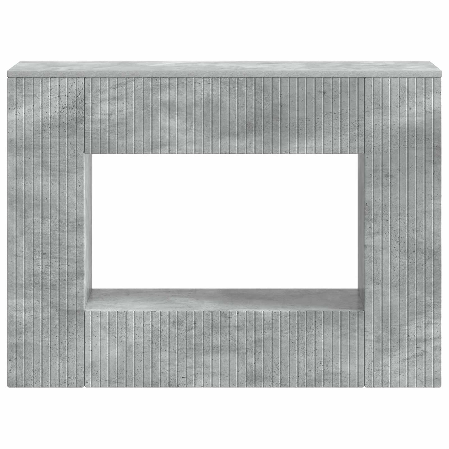Konsolbord BetonGrå 101 x 29 x 74 cm Konstrueret træ