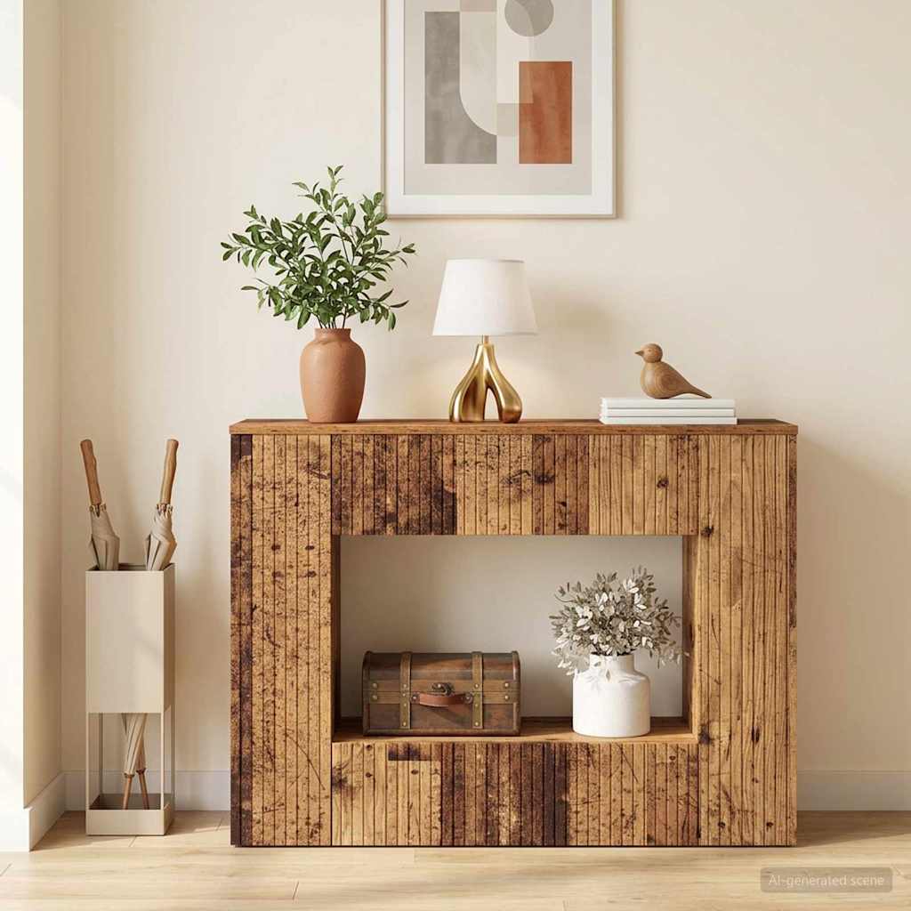Konsolbord Gammelt træ 101 x 29 x 74 cm Konstrueret træ