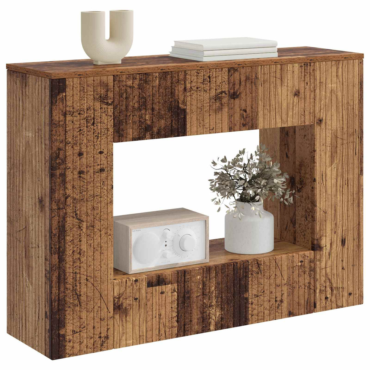 Konsolbord Gammelt træ 101 x 29 x 74 cm Konstrueret træ