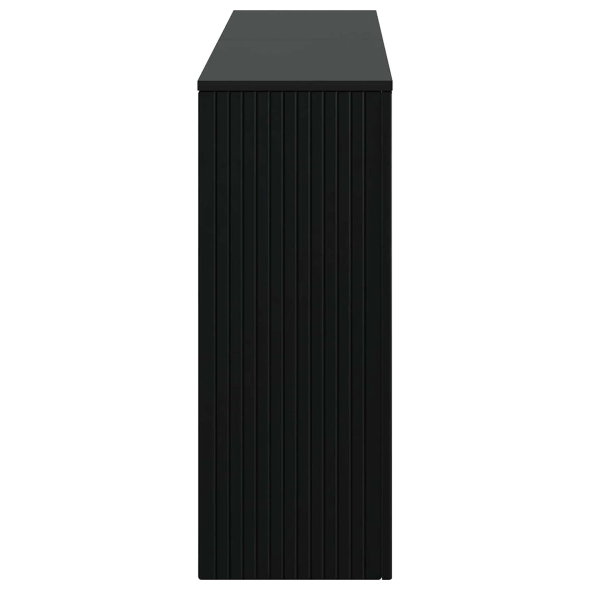 Konsolbord Sort 155 x 29 x 74 cm Konstrueret træ
