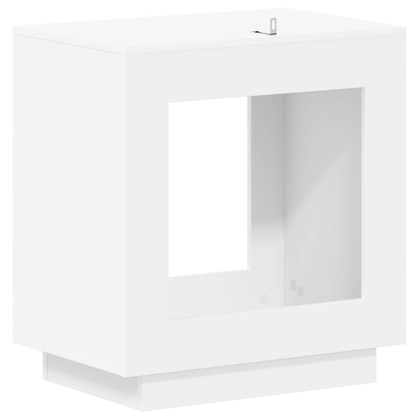 Sidebord Hvid 60 x 40 x 65 cm Konstrueret træ