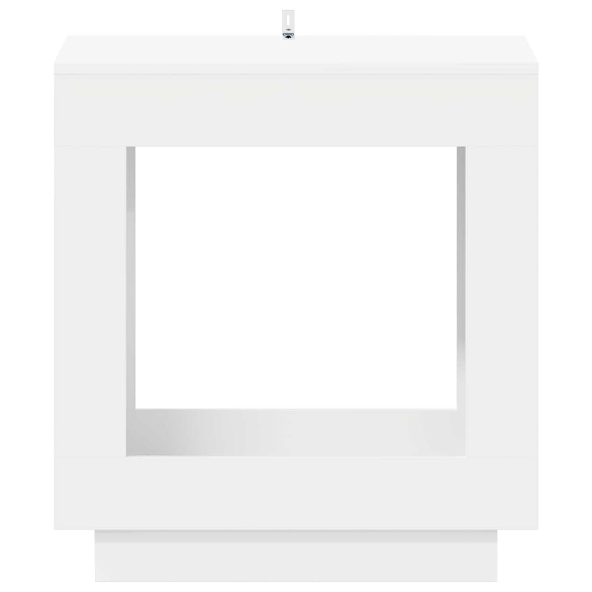 Sidebord Hvid 60 x 40 x 65 cm Konstrueret træ